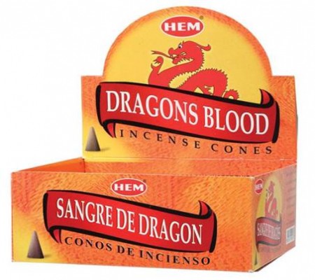 HEM Dragon Blood Räucherkegel